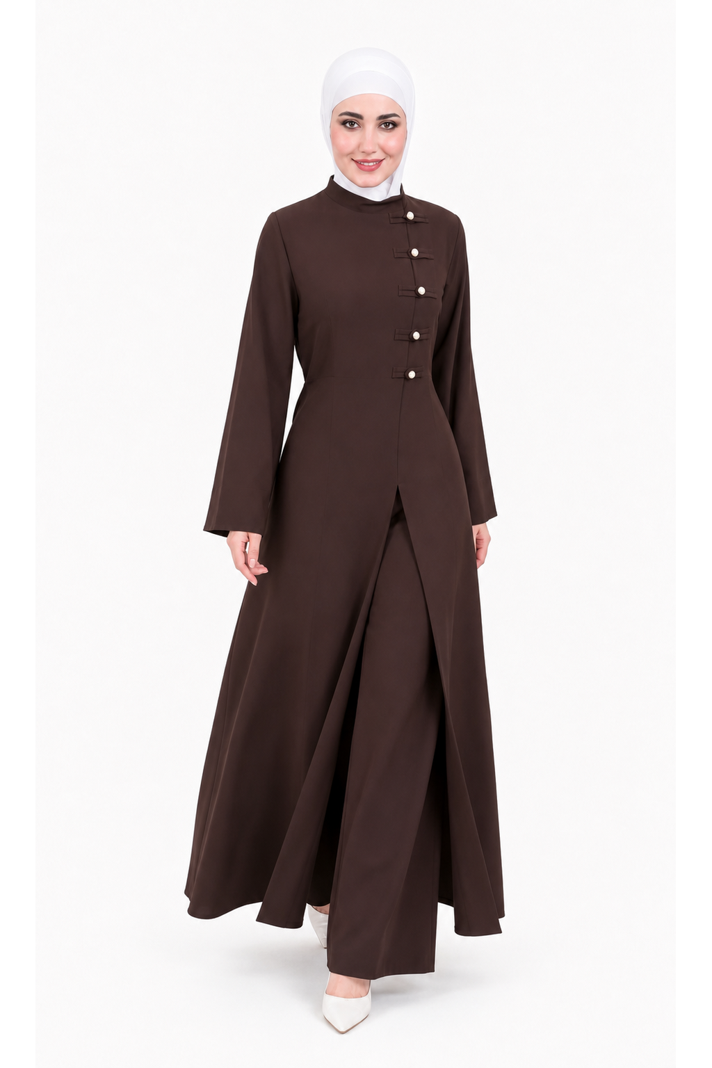 Ensemble Long Élégant HULLA – Bleu Marine