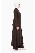 Ensemble Long Élégant HULLA – Bleu Marine
