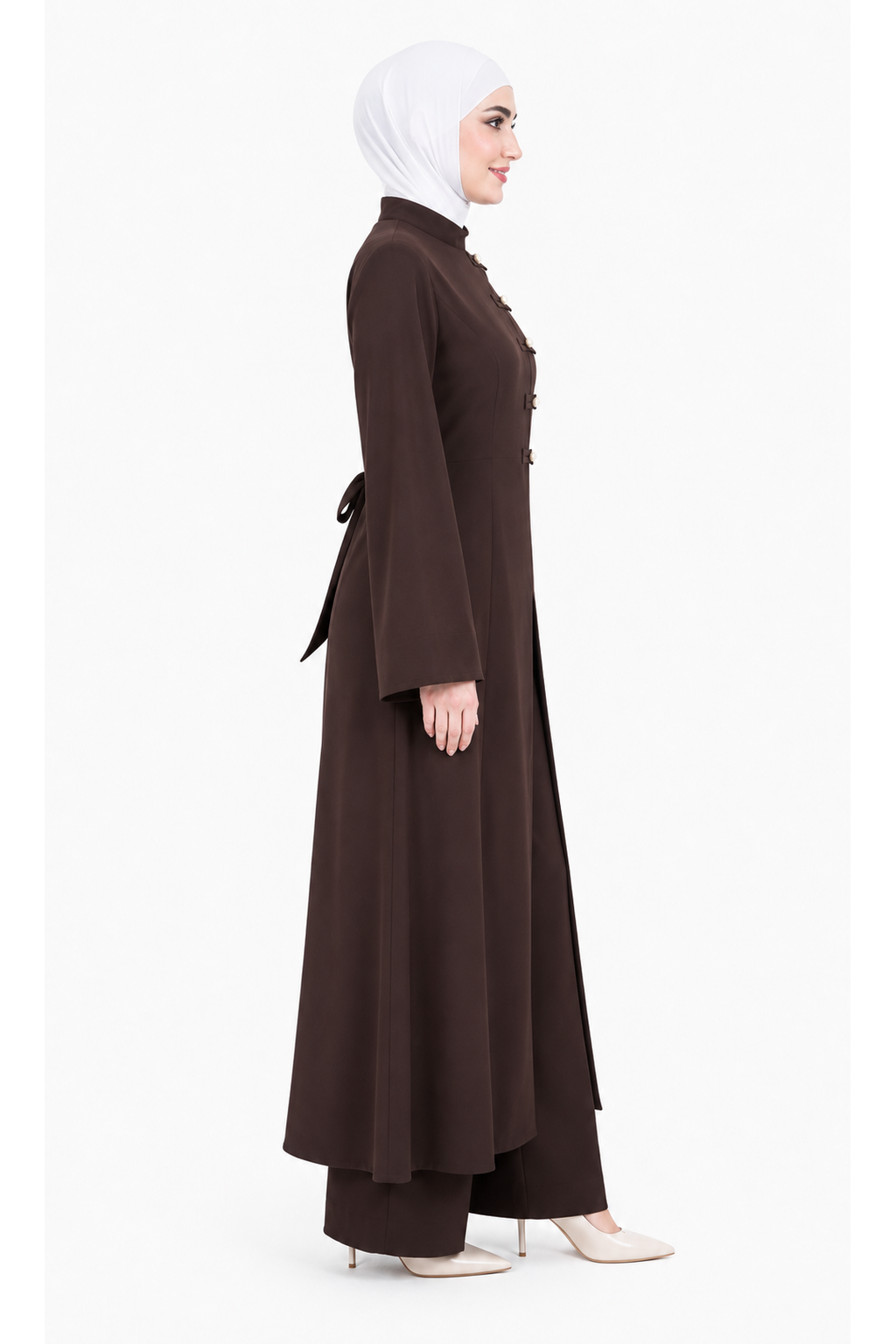 Ensemble Long Élégant HULLA – Bleu Marine