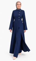 Ensemble Long Élégant HULLA – Bleu Marine