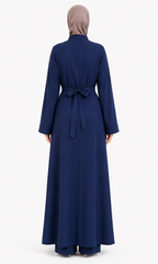 Ensemble Long Élégant HULLA – Bleu Marine