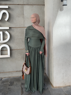 Robe Élégance Vert Sauge