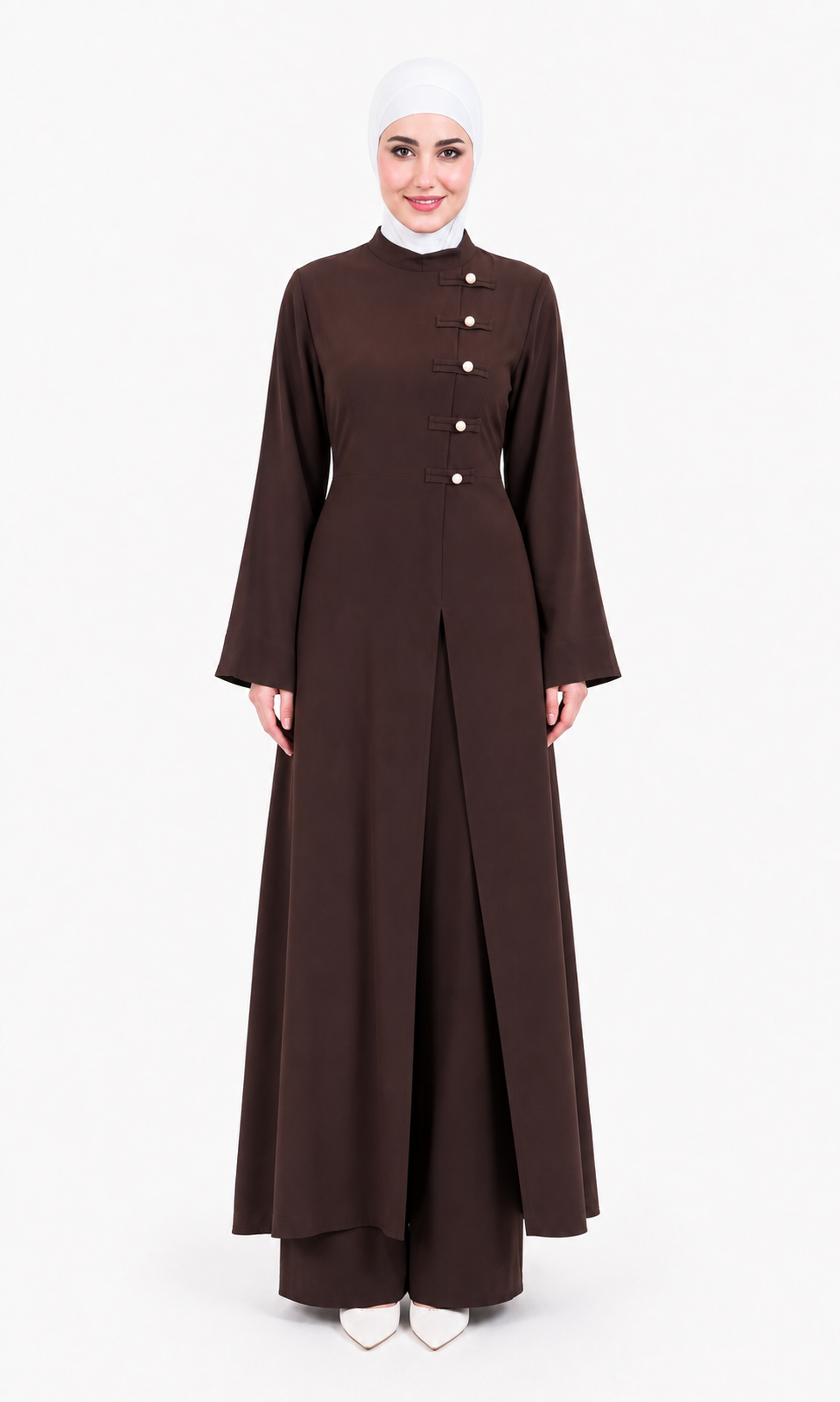 Ensemble Long Élégant HULLA – Bleu Marine
